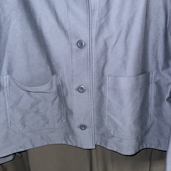 UNIQLO Men's Blue Chambray Button Down Shirt XL Slim Fit - Picture 11 of 11